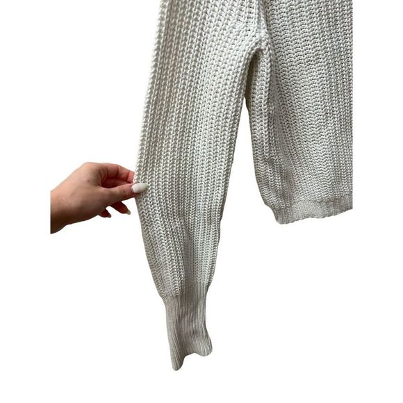 American Apparel White Knit Sweater - Picture 5 of 5